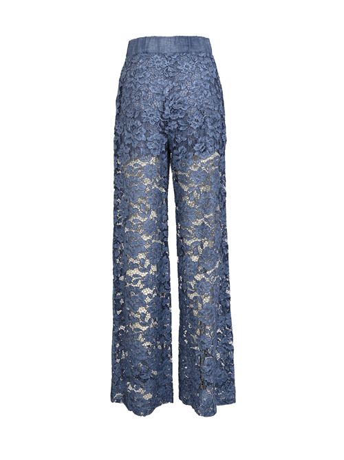 Pantalone in misto cotone traforato con dettagli floreali Clips | E218 973600038